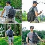 Nicgid Sling Bags Chest Shoulder Backpacks, 13.3'' 14.1'' Laptop Backpack Crossbody Messenger Bag Travel Outdoor Men Women - Image 7